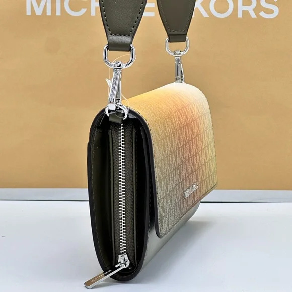Michael Kors Gradient Olive and Gold Crossbody - Picture 5 of 16
